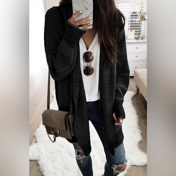 Knitted Long Cardigan - Picture 1 of 3